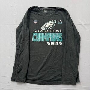 NFL Pro Line Philadelphia Eagles Super Bowl Champions Long Sleeve Shirt Black